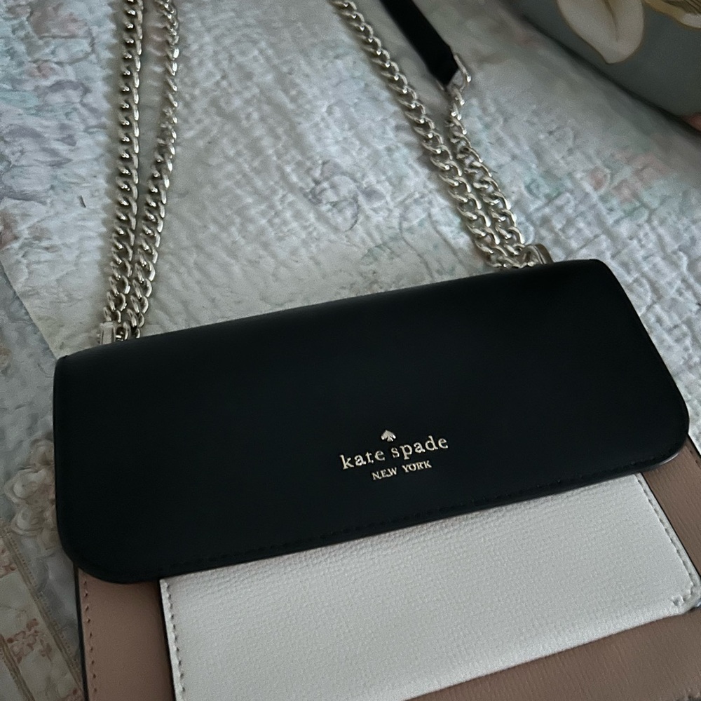 Kate Spade Crossbody and Kate Spade zipper pouch pair.